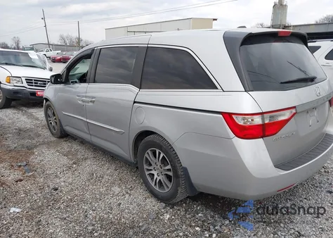 2013 Honda Odyssey Ex-L из США, поврежденный, VIN 5FNRL5H67DB067285